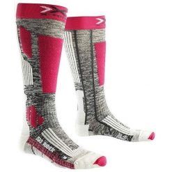 Skarpety narciarskie damskie X-Socks Ski Rider 2.0. Fioletowe skarpetki damskie X-Socks, bez wzorów. Za 80.00 zł.