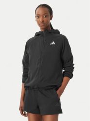 Adidas Kurtka do biegania Essentials KA4339 Czarny Regular Fit. Czarne kurtki sportowe damskie Adidas, xs, bez wzorów, z syntetyku, bez ramiączek, bez kaptura, do biegania. Za 299.99 zł.