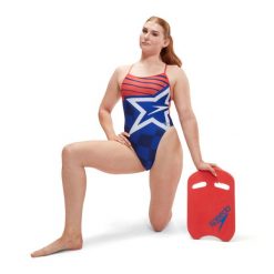 Strój kąpielowy jednoczęściowy damski na basen Speedo Digital. Czerwone stroje kąpielowe damskie Speedo, m, bez wzorów. Za 219.99 zł.