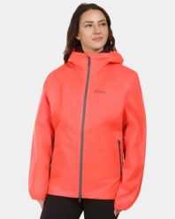 Outdoorowa wodoodporna kurtka Kilpi JALUU-U. Czerwone kurtki męskie Kilpi, l, bez wzorów, z materiału, bez kaptura. Za 292.95 zł.
