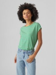 Vero Moda T-Shirt Ava 10284469 Zielony Regular Fit. Zielone t-shirty damskie Vero Moda, xl, bez wzorów, z lyocellu, bez kołnierzyka, bez ramiączek. Za 49.99 zł.