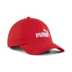 Czapka z daszkiem z logo No. 1 ESS PUMA. Czerwone czapki damskie Puma, bez wzorów, sportowe. Za 69.00 zł.