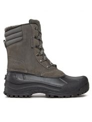 CMP Śniegowce Kinos Snow Boots Wp 3Q48867 Czarny. Czarne buty zimowe męskie CMP, bez wzorów, ze skóry, bez obcasa, bez zapięcia. Za 449.99 zł.