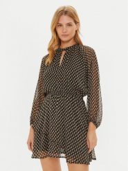 Pepe Jeans Sukienka codzienna PL953605 Brązowy Regular Fit. Brązowe sukienki damskie Pepe Jeans, na co dzień, s, bez wzorów, z jeansu, bez kołnierzyka, bez ramiączek, proste. Za 319.99 zł.