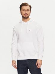 Tommy Hilfiger Bluza Essential MW0MW37235 Biały Regular Fit. Białe bluzy męskie Tommy Hilfiger, m, bez wzorów, z bawełny, bez ramiączek, bez kaptura. Za 269.99 zł.