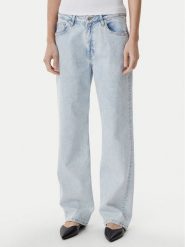 HUGO Jeansy Elyah 50520605 Błękitny Regular Fit. Niebieskie jeansy damskie Hugo, bez wzorów, z bawełny. Za 369.99 zł.