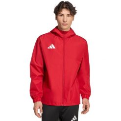 Kurtka męska adidas Entrada 26 All Weather. Czerwone kurtki męskie Adidas, m, bez wzorów, z poliesteru, sportowe, bez kaptura. Za 170.99 zł.