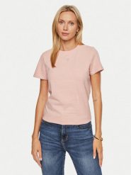 Guess T-Shirt W4BI13 KCJI0 Różowy Regular Fit. Czerwone t-shirty damskie Guess, m, z aplikacjami, z bawełny, bez kołnierzyka, bez ramiączek. Za 149.99 zł.