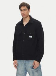 HUGO Koszula Ekynone 50534184 Czarny Oversize. Czarne koszule męskie Hugo, m, bez wzorów, z bawełny, bez kołnierzyka, bez ramiączek. Za 509.99 zł.