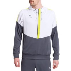 Hoodie Erima Squad. Białe bluzy sportowe męskie Erima, m, bez wzorów, z kapturem, na fitness i siłownię. Za 183.90 zł.