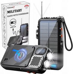 Radio budowlane Feegar Radio Przenośne Powerbank Military 16000mah Bluetooth Budowlane na Korbę IP65 Latarka. Radia Feegar. Za 489.00 zł.