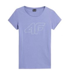 Koszulka Damska 4F. Niebieskie koszulki sportowe damskie 4F, bez wzorów, bez ramiączek. Za 60.99 zł.