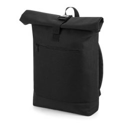 Plecak Bag Base Roll-Top. Czarne plecaki męskie BAGBASE, bez wzorów, z poliesteru, klasyczne. Za 105.85 zł.