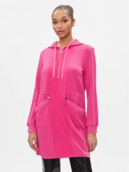 Liu Jo Sport Sukienka codzienna TA4023 J4616 Różowy Regular Fit. Czerwone sukienki damskie Liu Jo Sport, na co dzień, s, bez wzorów, z syntetyku, sportowe, bez kołnierzyka, bez ramiączek, proste. Za 999.99 zł.