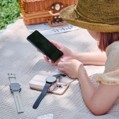 Adam Elements Vionta C2 Pro - magnetyczny powerbank bezprzewodowy do iPhone/Apple Watch 10000 mAh kremowy. Białe powerbanki ADAM elements. Za 274.94 zł.