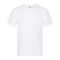 Oryginalna Koszulka Unisex Dla Dorosłych. Białe bluzki damskie fruit of the loom, xl, bez wzorów, sportowe, bez kołnierzyka, bez ramiączek. Za 46.99 zł.