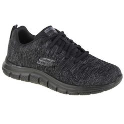 Dorosły Obuwie Sportowe Skechers Track - Front Runner. Czarne buty sportowe męskie Skechers, bez wzorów, bez zapięcia, na fitness i siłownię. Za 229.99 zł.