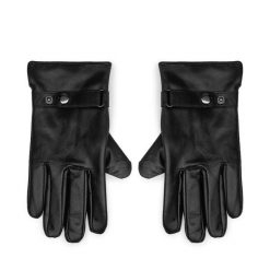 Rękawiczki Męskie Lasocki. Czarne rękawiczki męskie Lasocki, bez wzorów. Za 99.99 zł.