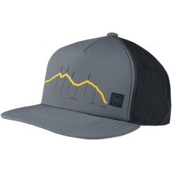 Czapka z daszkiem BUFF EXPLORE TRUCKER CAP CRAM. Żółte czapki damskie Buff, bez wzorów, sportowe. Za 116.99 zł.