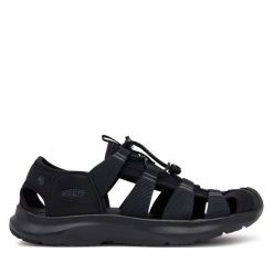 Sandały Keen. Czarne buty sportowe męskie Keen, bez wzorów, bez zapięcia. Za 259.99 zł.