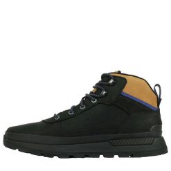 Buty trekkingowe Timberland Field Trekker Mid Czarny. Czarne trekkingi męskie Timberland, z materiału, bez zapięcia. Za 673.10 zł.