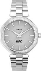 Zegarek Timex Zegarek damski Timex TW2V83200 srebrny. Szare zegarki damskie Timex, srebrne. Za 650.00 zł.