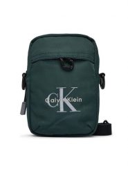 Calvin Klein Saszetka Bold Logo Nylon Slim Reporter LV04D3231G Zielony. Zielone saszetki i nerki męskie Calvin Klein, bez wzorów, z materiału. Za 249.99 zł.