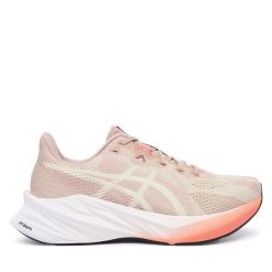 Buty do biegania Asics. Szare obuwie sportowe damskie Asics, bez wzorów, bez zapięcia, do biegania. Za 499.99 zł.