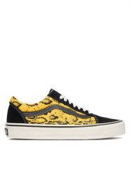 Vans Tenisówki Old Skool VN000DB3Y231 Żółty. Żółte trampki i tenisówki damskie Vans, bez wzorów, ze skóry, bez zapięcia. Za 339.99 zł.