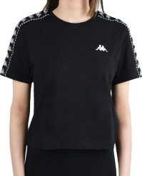Kappa Kappa Inula T-Shirt 309090-19-4006 czarne L. Czarne t-shirty damskie Kappa, l, bez wzorów, bez kołnierzyka, bez ramiączek. Za 75.45 zł.