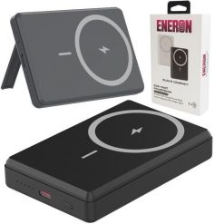 Powerbank Eneron Powerbank 20W 10000mAh wireless/magnet czarny do iPhone Magsafe Magnetyczny. Czarne powerbanki Eneron. Za 89.99 zł.