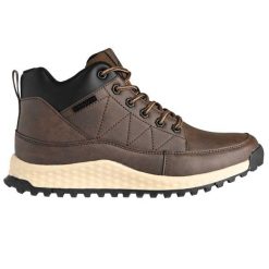 Buty trekkingowe Kappa Andem Lace. Brązowe trekkingi męskie Kappa, z materiału, bez zapięcia. Za 235.90 zł.