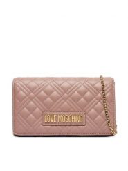 LOVE MOSCHINO Torebka JC4079PP0OLA0600 Różowy. Czerwone torebki do ręki damskie Love Moschino, bez wzorów, ze skóry, bez dodatków. Za 428.99 zł.