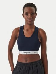 Tommy Jeans Biustonosz top DW0DW22762 Granatowy. Niebieskie biustonosze Tommy Jeans, l, bez wzorów, z jeansu, bez kołnierzyka, bez ramiączek. Za 169.99 zł.