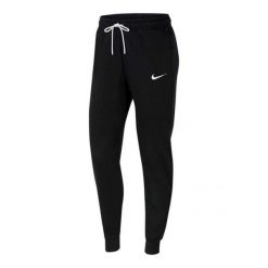 Spodnie Do Biegania Park 20 Fleece Dla Kobiet. Czarne spodnie dresowe damskie Nike, bez wzorów, sportowe, długie, do biegania. Za 229.99 zł.