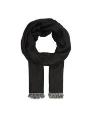 Calvin Klein Szal Vivian K60K611414 Czarny. Czarne rękawiczki damskie Calvin Klein, bez wzorów, z materiału. Za 329.99 zł.