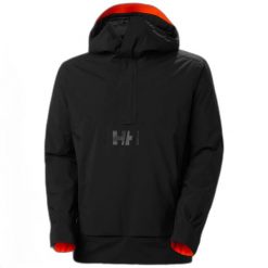 Kurtka narciarska Helly Hansen ULLR D Anorak. Czarne kurtki sportowe męskie Helly Hansen, m, bez wzorów, bez kaptura, narciarskie. Za 1,077.30 zł.