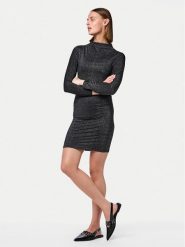 Pieces Sukienka codzienna Monica 17151155 Czarny Slim Fit. Czarne sukienki damskie Pieces, na co dzień, xs, bez wzorów, z syntetyku, bez kołnierzyka, bez ramiączek, proste. Za 69.99 zł.