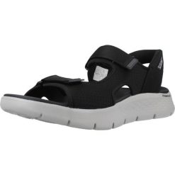 Sandały Skechers Model Slip-ins Go Walk Flex Kolor Czarny. Czarne sandały męskie Skechers, na lato, bez wzorów, z tkaniny, bez zapięcia. Za 279.99 zł.