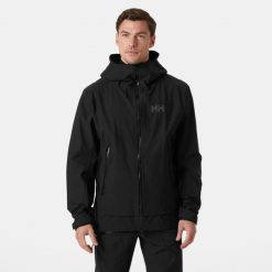 Kurtka narciarska Helly Hansen Verglas Bc. Czarne kurtki sportowe męskie Helly Hansen, na zimę, m, bez wzorów, bez kaptura, narciarskie. Za 1,621.00 zł.