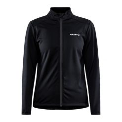 Damska kurtka rowerowa Craft. Czarne kurtki sportowe damskie Craft, m, bez wzorów, z materiału, bez ramiączek, bez kaptura, rowerowe. Za 706.99 zł.