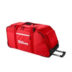 Torba podróżna na kółkach Wilson Super Tour Red Travel Duffle 2025. Białe torby podróżne damskie Wilson, bez wzorów. Za 799.00 zł.