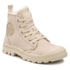 Trapery Palladium. Brązowe trapery damskie Palladium, bez zapięcia. Za 559.99 zł.