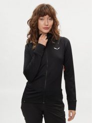 Salewa Bluza techniczna Puez 28522 Czarny Slim Fit. Czarne bluzy damskie Salewa, bez wzorów, z syntetyku, sportowe, bez ramiączek, bez kaptura. Za 419.99 zł.