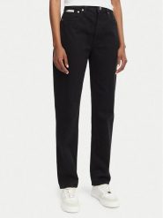 Calvin Klein Jeans Jeansy New Mom Jean LV047D843G Czarny Mom Fit. Czarne jeansy damskie Calvin Klein Jeans, bez wzorów, z bawełny. Za 409.99 zł.