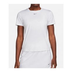 Koszulka damska Nike One Classic Dri-Fit. Białe bluzki damskie Nike, xl, bez wzorów, sportowe, bez kołnierzyka, bez ramiączek. Za 139.99 zł.