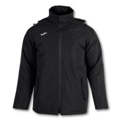 Kurtka sportowa wiatrówka męska Joma Trivor. Czarne kurtki sportowe męskie Joma, m, bez wzorów, z materiału, z kapturem. Za 312.25 zł.