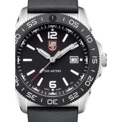 Zegarek męski Luminox XS.3121, Quartz, 44mm, 20ATM. Szare zegarki męskie Luminox, bez wzorów, z materiału, ze stali. Za 2,438.25 zł.