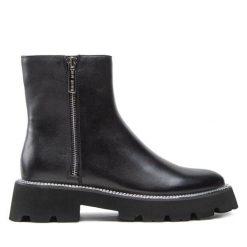 Botki Rage Age. Czarne botki damskie Rage Age, bez wzorów, bez obcasa, na płaskiej podeszwie, bez zapięcia. Za 509.99 zł.