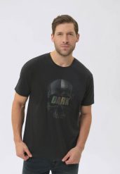 T-shirt z nadrukiem, Comfort Fit, T-SKULL. Szare t-shirty męskie Volcano, l, bez wzorów, z bawełny, bez kołnierzyka, bez ramiączek. Za 69.99 zł.